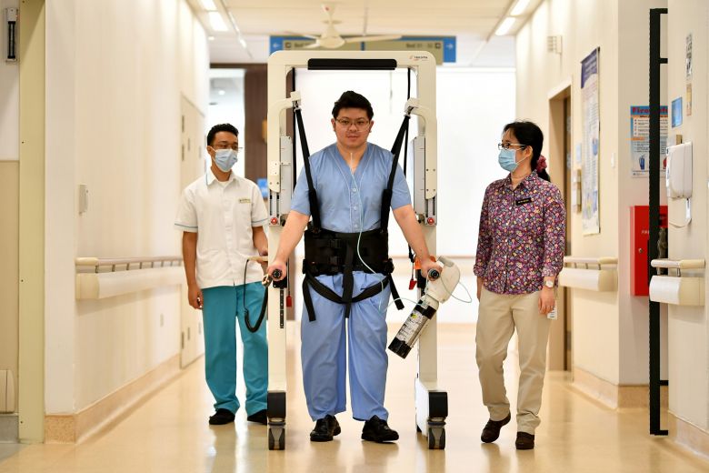 Covid-19 Patient In CGH Gets Back On His Feet With Help Of Robotic Device